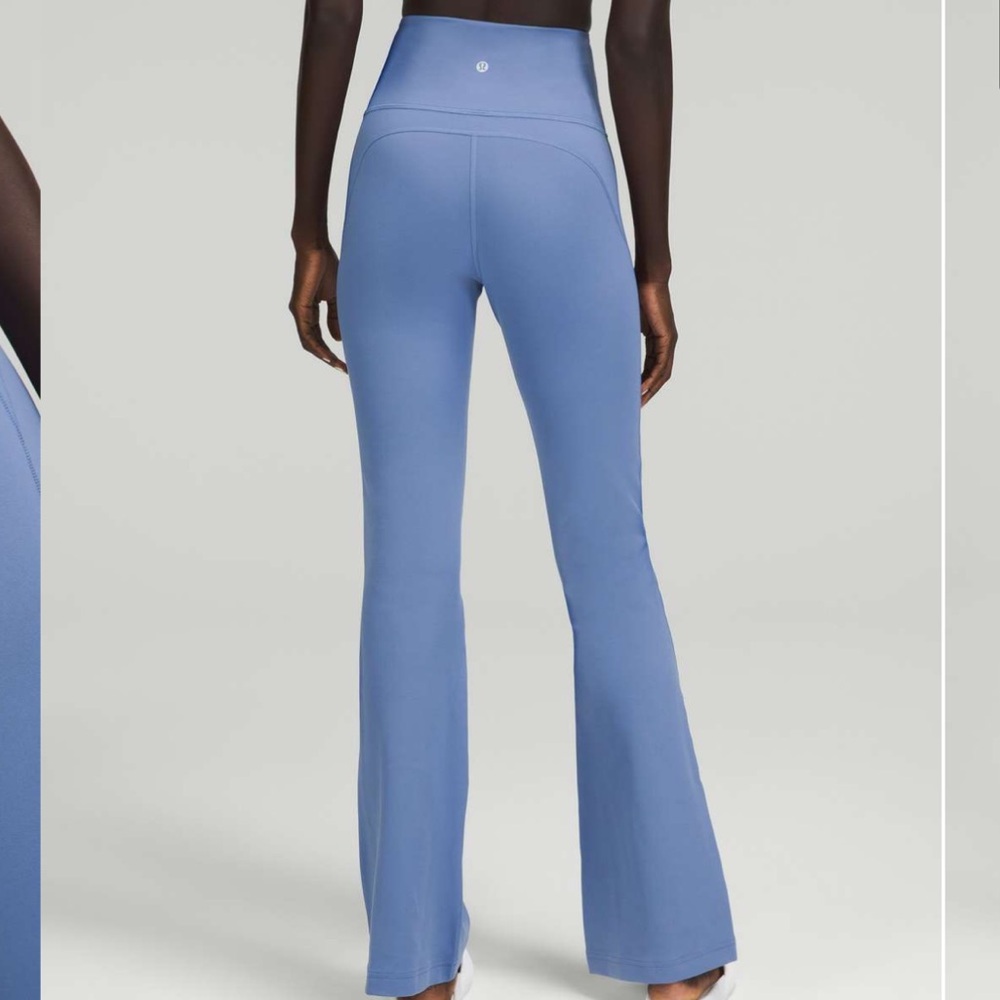 NWOT Lululemon Groove Super-High-Rise Flared Pant *Nulu in Waterdrop wide leg - Picture 2 of 6